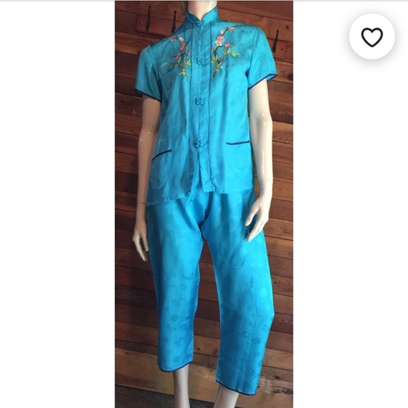 Vintage Intimates & Sleepwear Vintage 6s Mandarin Collar Cheongsam